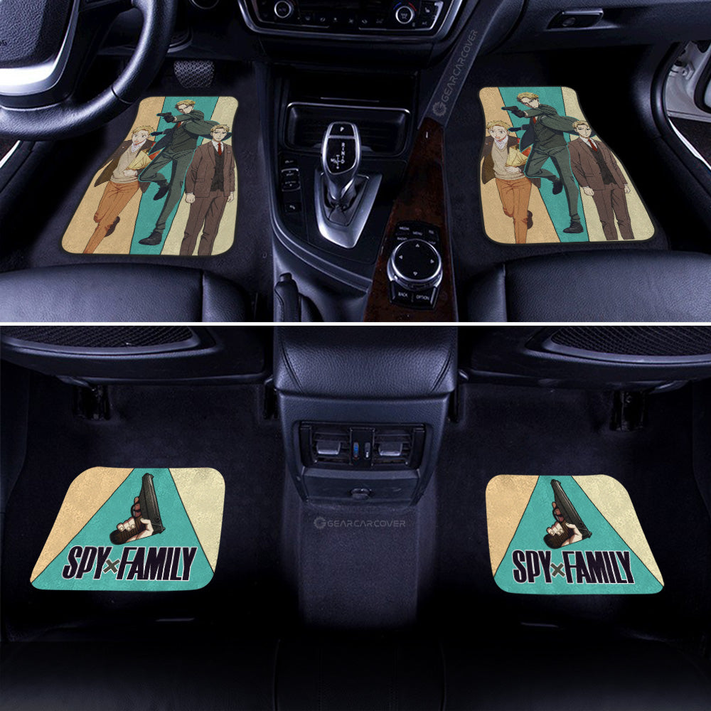 Loid Forger Car Floor Mats Custom Spy x Family Anime Car Accessories - Gearcarcover - 3