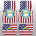 Los Angeles Chargers Car Floor Mats Custom Car Decor Accessories - Gearcarcover - 1