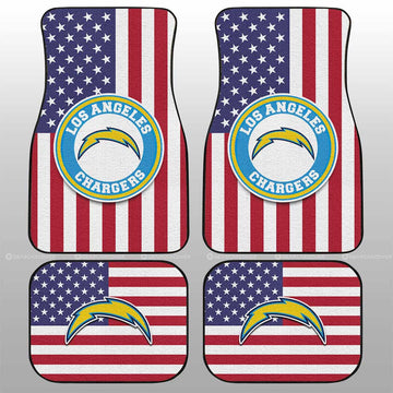 Los Angeles Chargers Car Floor Mats Custom Car Decor Accessories - Gearcarcover - 1