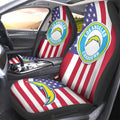 Los Angeles Chargers Car Seat Covers Custom Car Decor Accessories - Gearcarcover - 2