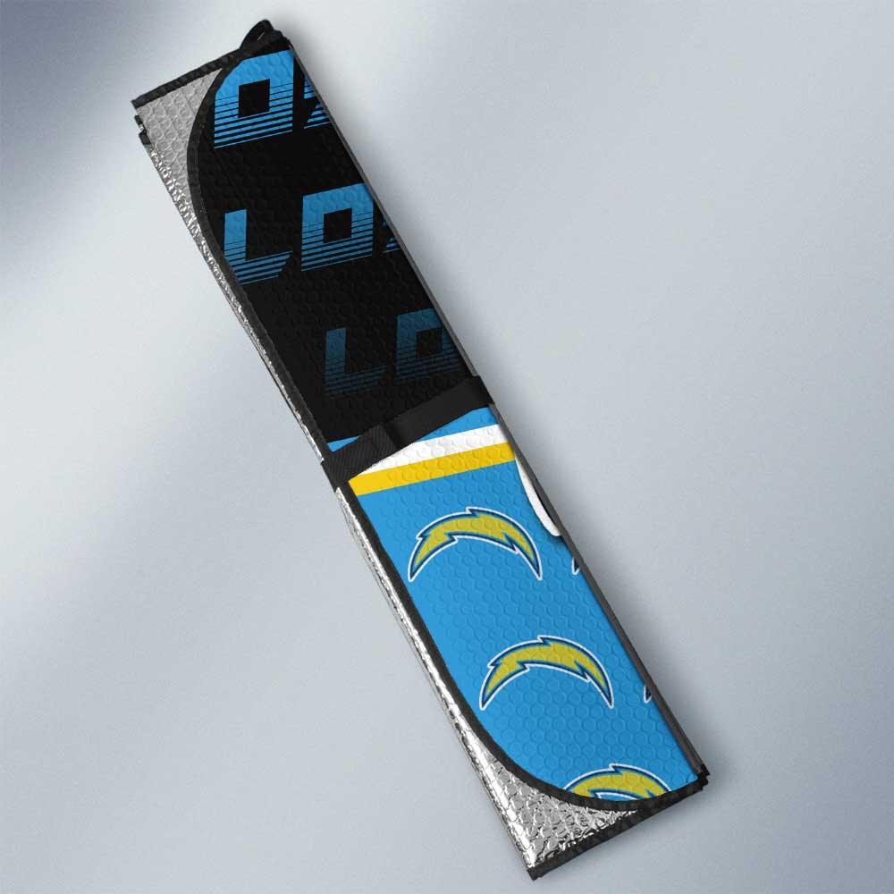 Los Angeles Chargers Car Sunshade Custom Car Decorations For Fans - Gearcarcover - 3
