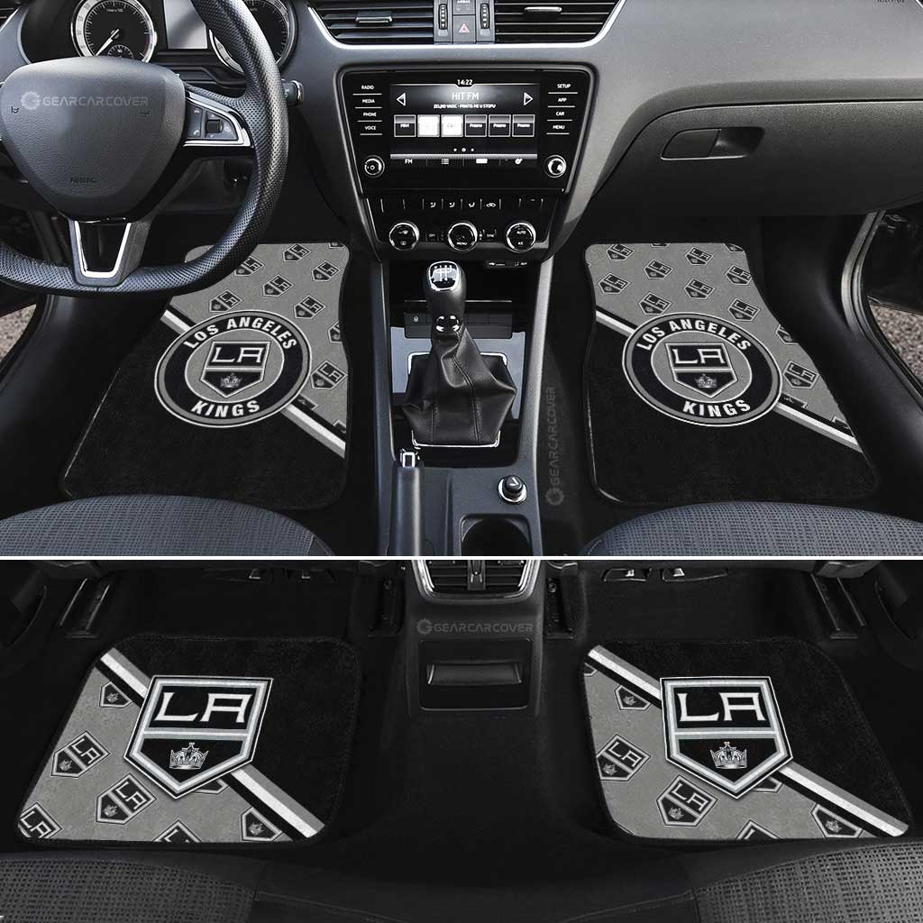 Los Angeles Kings Car Floor Mats Custom Car Accessories For Fans - Gearcarcover - 2