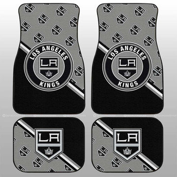 Los Angeles Kings Car Floor Mats Custom Car Accessories For Fans - Gearcarcover - 1