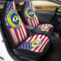 Los Angeles Rams Car Seat Covers Custom Car Decor Accessories - Gearcarcover - 1