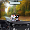 Love Couple Cat Ornament Custom Car Accessories Halloween Decorations - Gearcarcover - 3