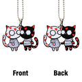 Love Couple Cat Ornament Custom Car Accessories Halloween Decorations - Gearcarcover - 4
