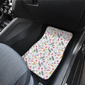 Love Nurse Car Floor Mats Custom White Pattern Nurse Car Accessories - Gearcarcover - 3