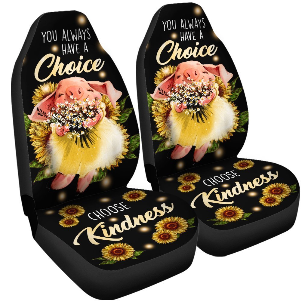 Lovely Pig Car Seat Covers Custom Pig Car Accessories - Gearcarcover - 3