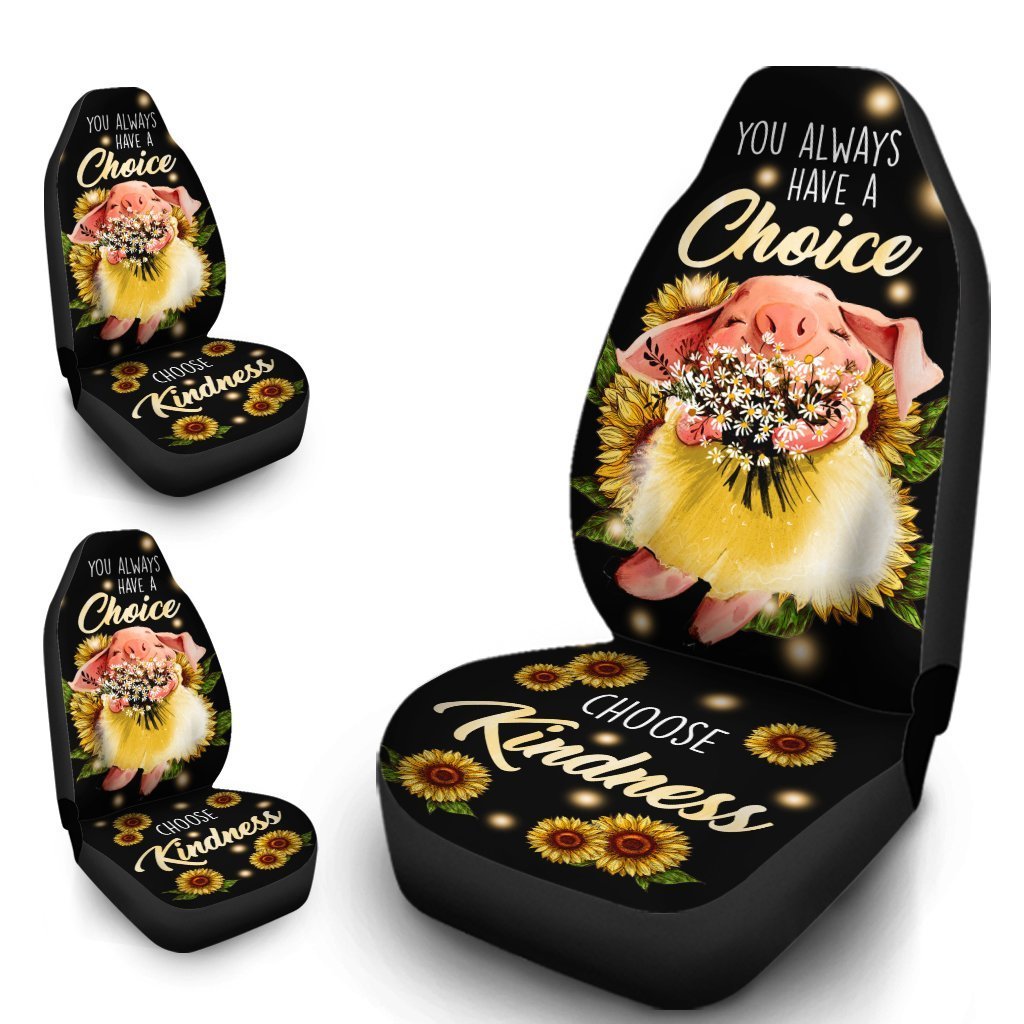 Lovely Pig Car Seat Covers Custom Pig Car Accessories - Gearcarcover - 4