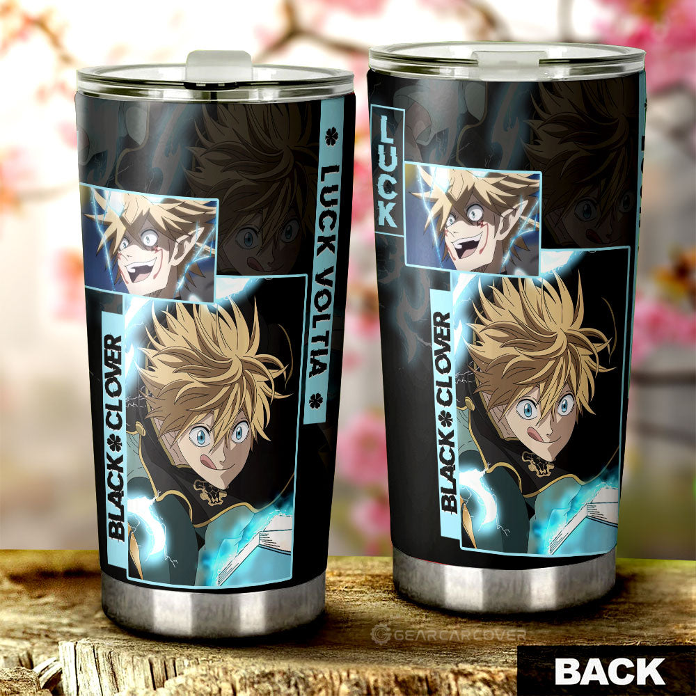 Luck Voltia Tumbler Cup Custom Black Clover Anime - Gearcarcover - 3