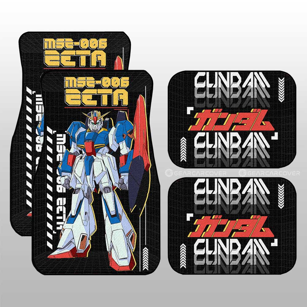 MSZ-006 Zeta Gundam Car Floor Mats Custom Gundam Anime Car Accessories - Gearcarcover - 3
