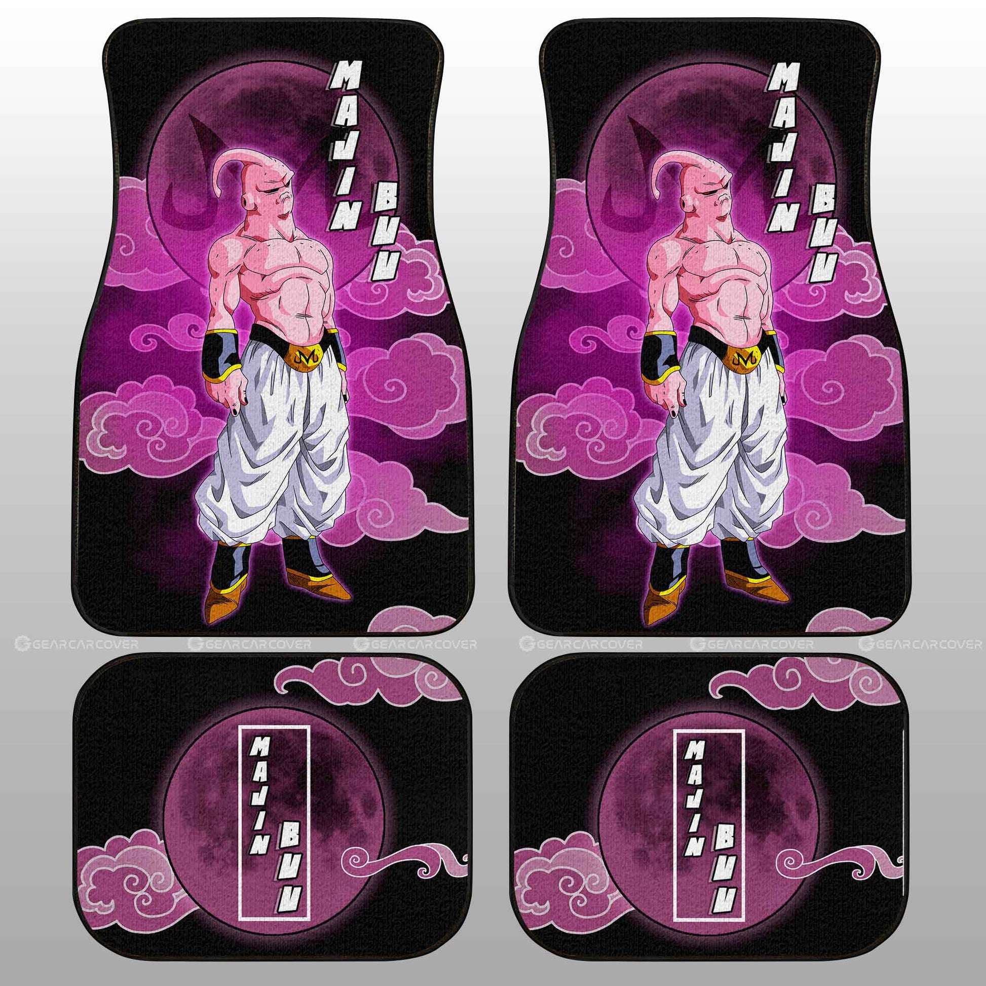 Majin Buu Car Floor Mats Custom Dragon Ball Anime Car Interior Accessories - Gearcarcover - 2