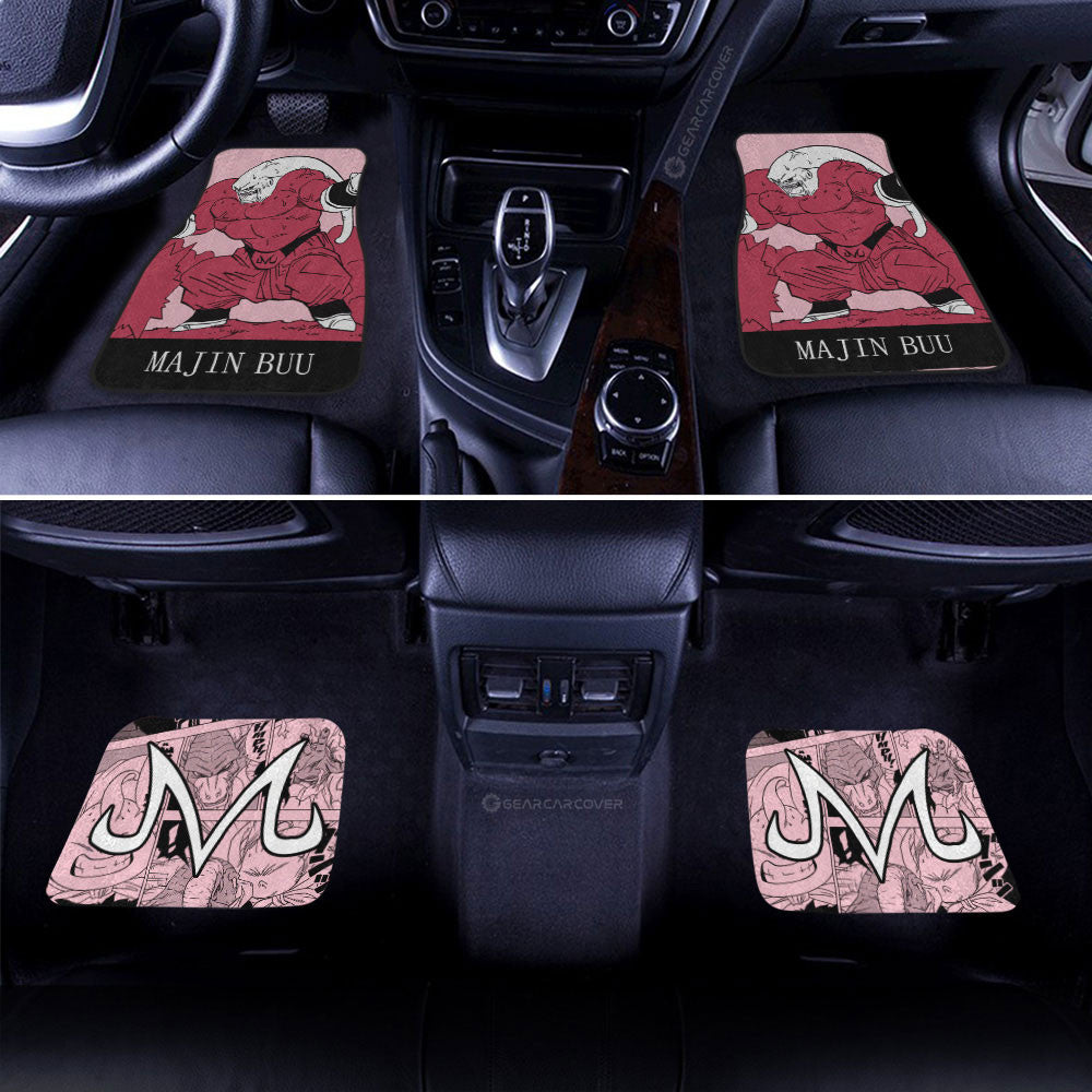 Majin Buu Car Floor Mats Custom Dragon Ball Anime Manga Color Style - Gearcarcover - 3