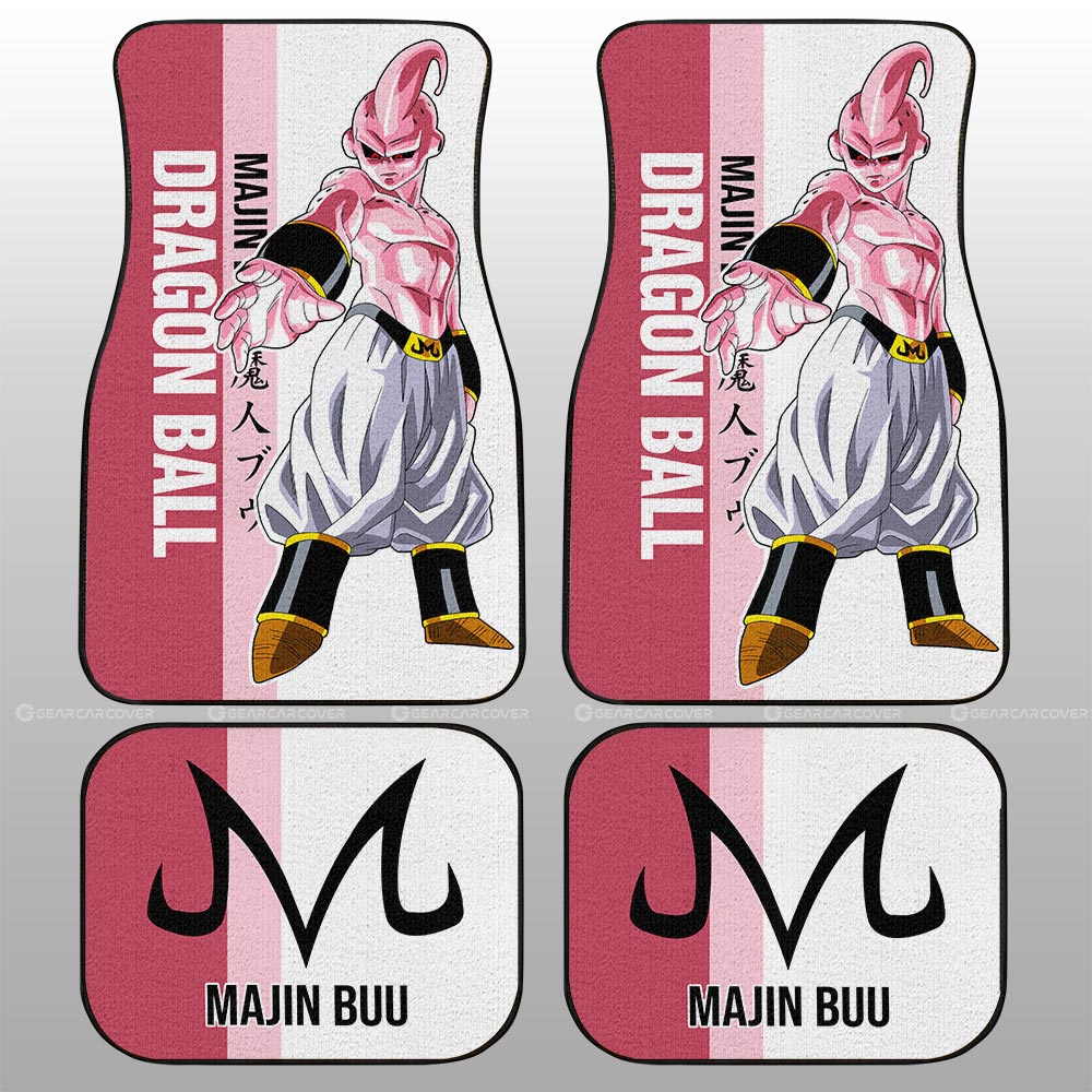 Majin Buu Car Floor Mats Custom Dragon Ball Car Accessories For Anime Fans - Gearcarcover - 2