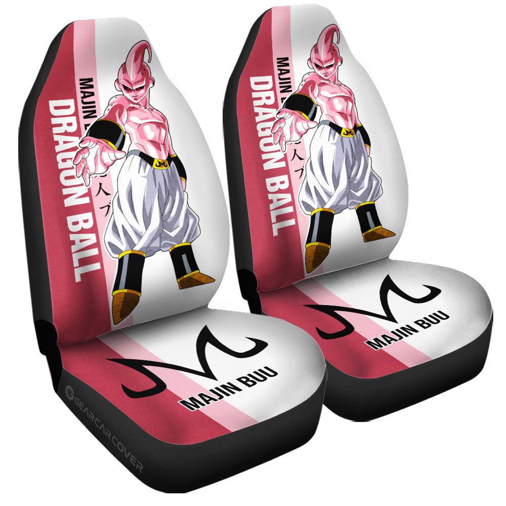 Majin Buu Car Seat Covers Custom Dragon Ball Car Accessories For Anime Fans - Gearcarcover - 3