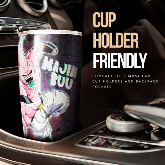Majin Buu Tumbler Cup Custom Dragon Ball Anime Car Accessories Manga Galaxy Style - Gearcarcover - 2