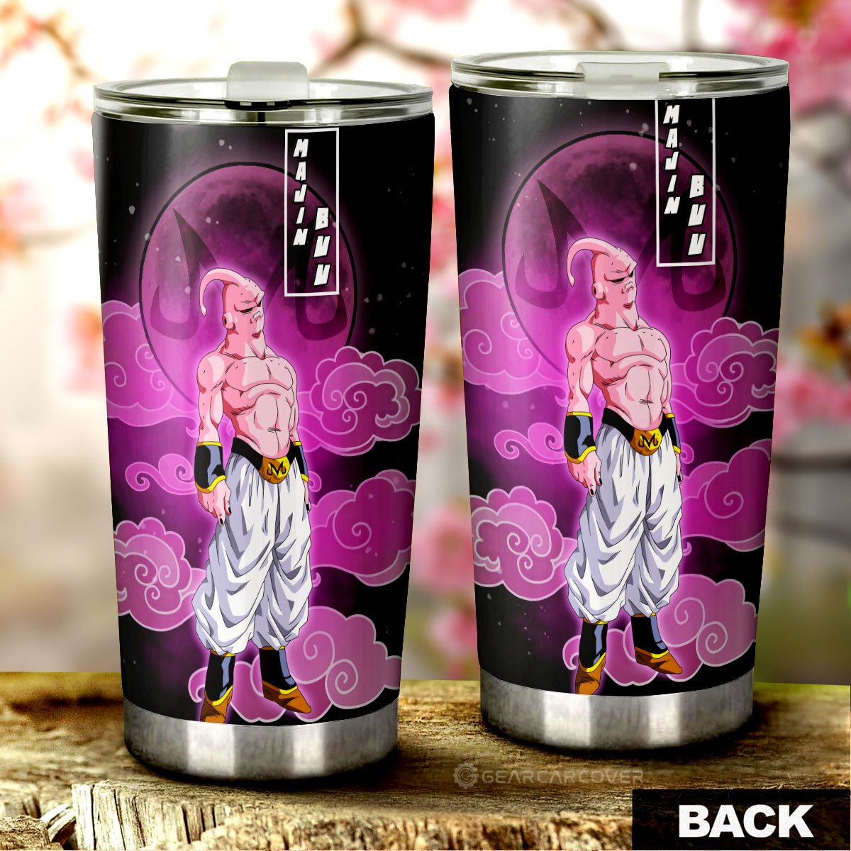 Majin Buu Tumbler Cup Custom Dragon Ball Anime Car Interior Accessories - Gearcarcover - 3