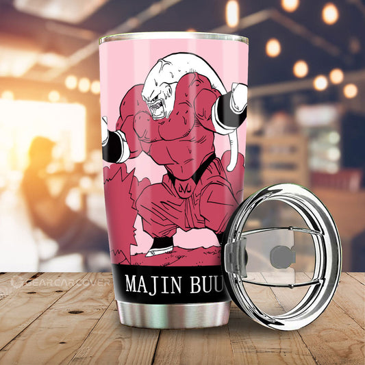 Majin Buu Tumbler Cup Custom Dragon Ball Anime Manga Color Style - Gearcarcover - 2