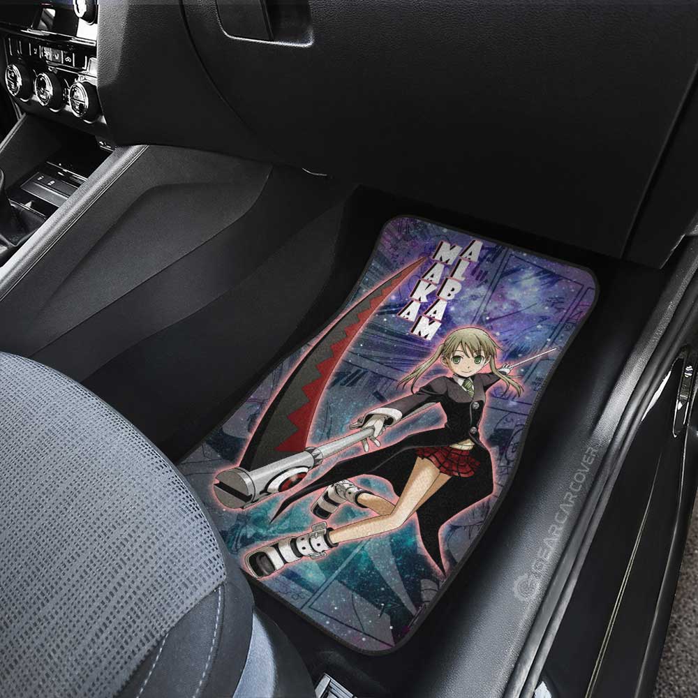 Maka Albarn Car Floor Mats Custom Soul Eater Anime Manga Galaxy Style - Gearcarcover - 4
