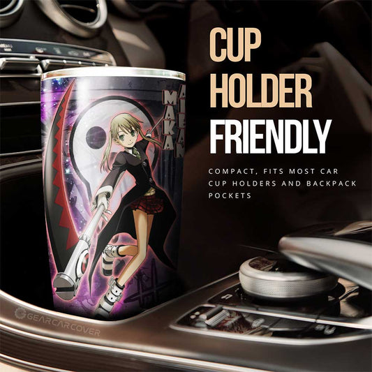 Maka Albarn Tumbler Cup Custom Soul Eater Anime Manga Galaxy Style - Gearcarcover - 2