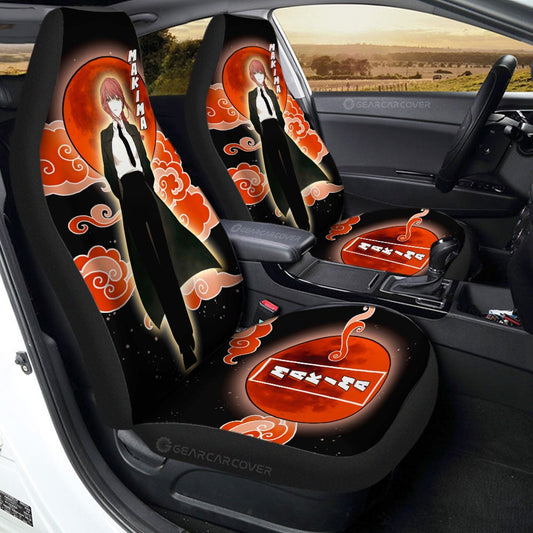 Makima Car Seat Covers Custom Chainsaw Man Anime - Gearcarcover - 1