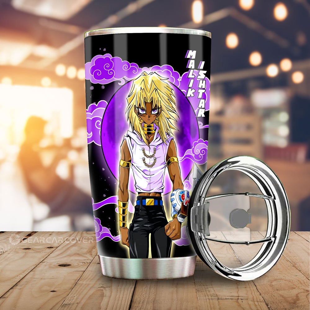 Malik Ishtar Tumbler Cup Custom Yu-Gi-Oh! Anime Car Accessories - Gearcarcover - 1