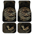 Mandala Dragonfly Car Floor Mats Hello Darkness Car Accessories - Gearcarcover - 1
