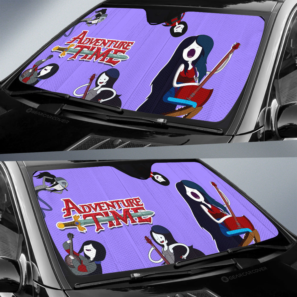 Marceline Adventure Time Car Sunshade Custom Cartoon Car Accessories - Gearcarcover - 2