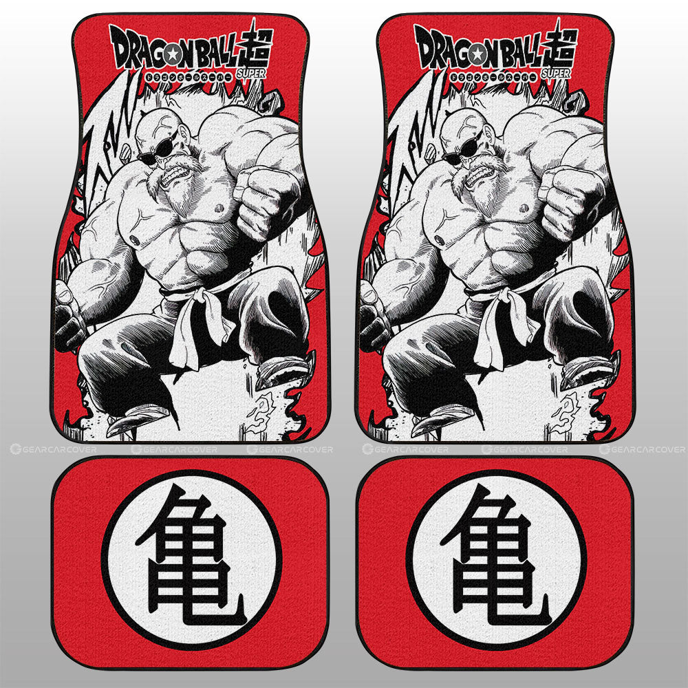 Master Roshi Car Floor Mats Custom Dragon Ball Anime Car Accessories Manga Style For Fans - Gearcarcover - 2