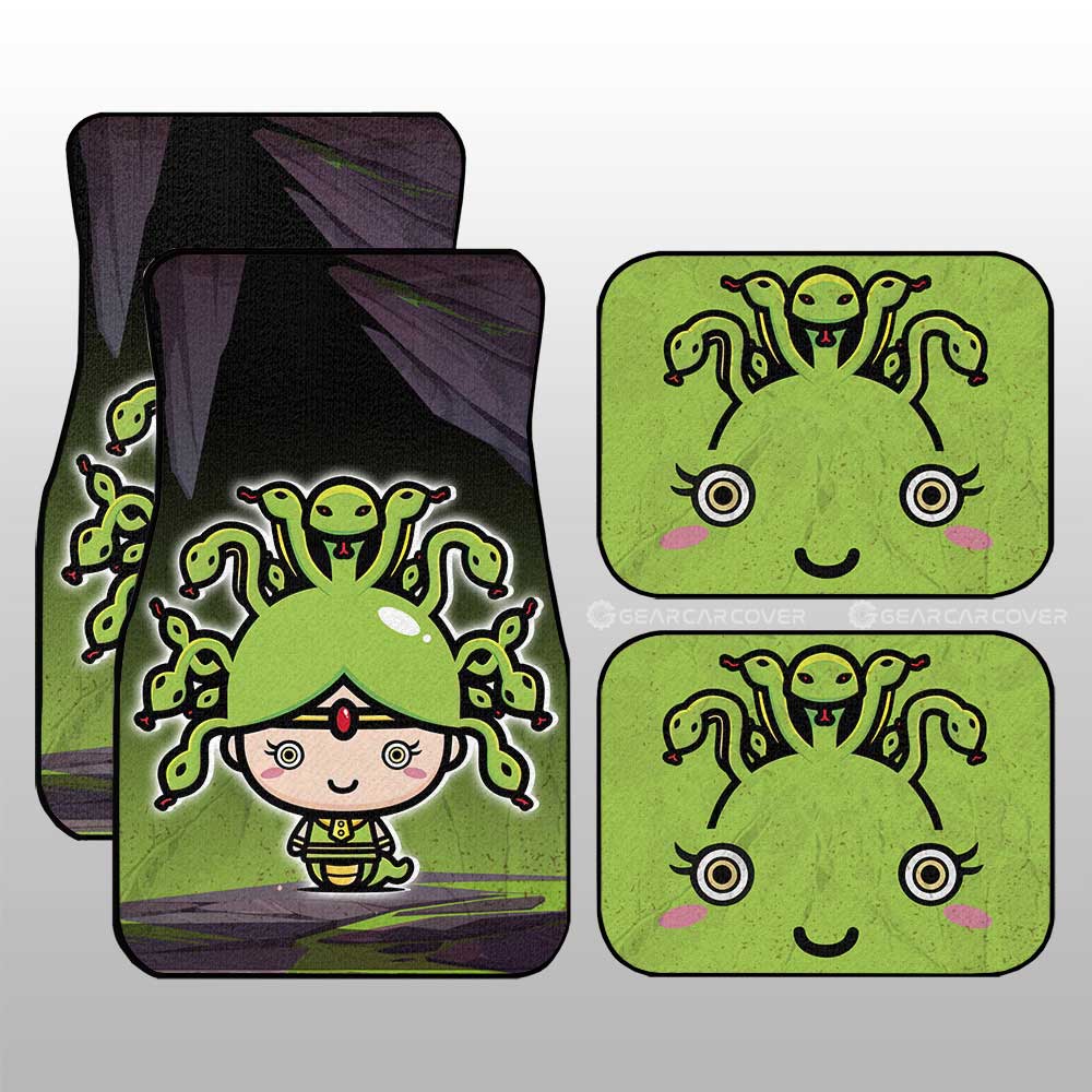 Medusa Car Floor Mats Custom Halloween Characters Car Accessories - Gearcarcover - 3
