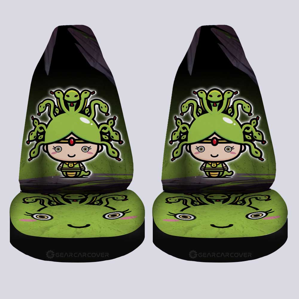 Medusa Car Seat Covers Custom Halloween Characters Car Accessories - Gearcarcover - 2