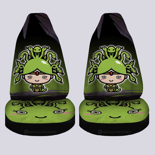 Medusa Car Seat Covers Custom Halloween Characters Car Accessories - Gearcarcover - 2