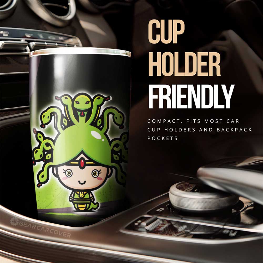 Medusa Tumbler Cup Custom Halloween Characters Car Interior Accessories - Gearcarcover - 2