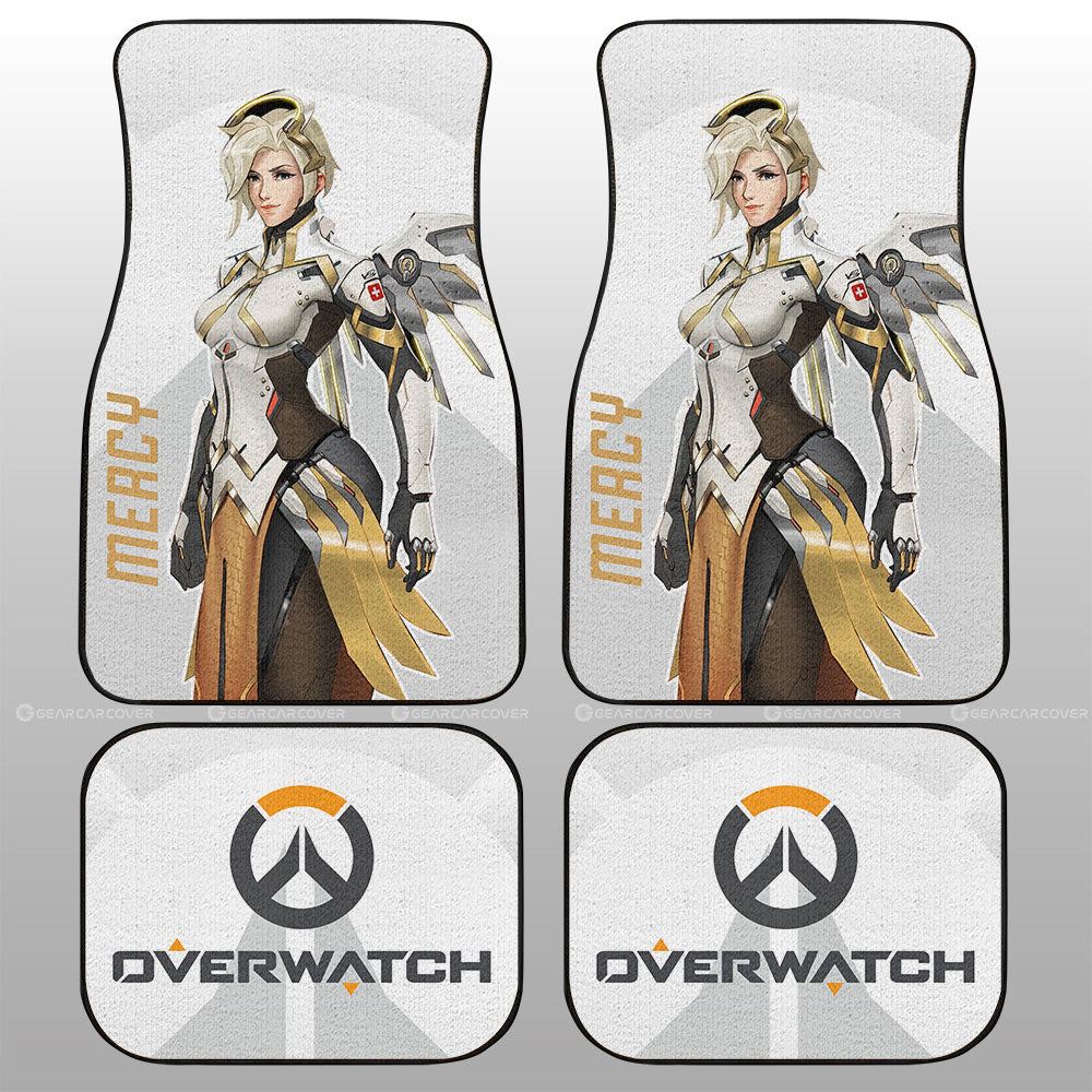 Mercy Car Floor Mats Custom Overwatch - Gearcarcover - 1