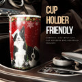 Merry Christmas Border Collies Tumbler Cup Custom Animal Car Accessories For Dog Lovers - Gearcarcover - 3