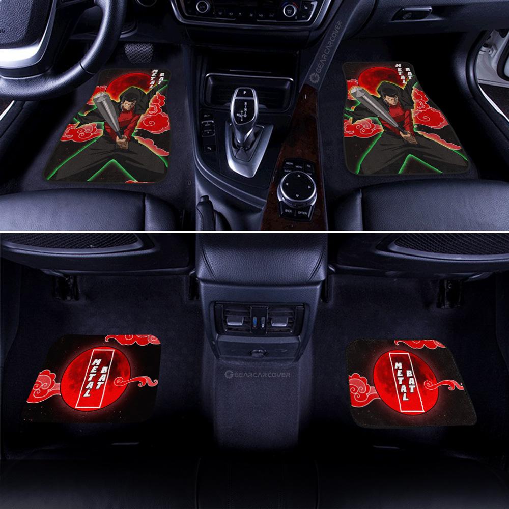 Metal Bat Car Floor Mats Custom One Punch Man Anime Car Accessories - Gearcarcover - 3