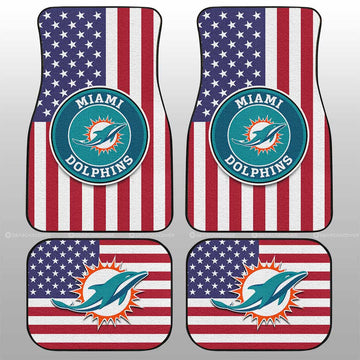 Miami Dolphins Car Floor Mats Custom Car Decor Accessories - Gearcarcover - 1