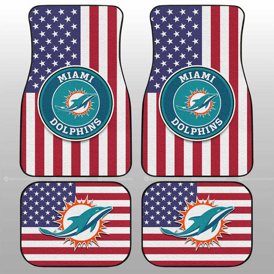 Miami Dolphins Car Floor Mats Custom Car Decor Accessories - Gearcarcover - 1
