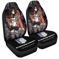 Mikasa Car Seat Covers Custom Anime Attack On Titan Car Interior Accessories - Gearcarcover - 3