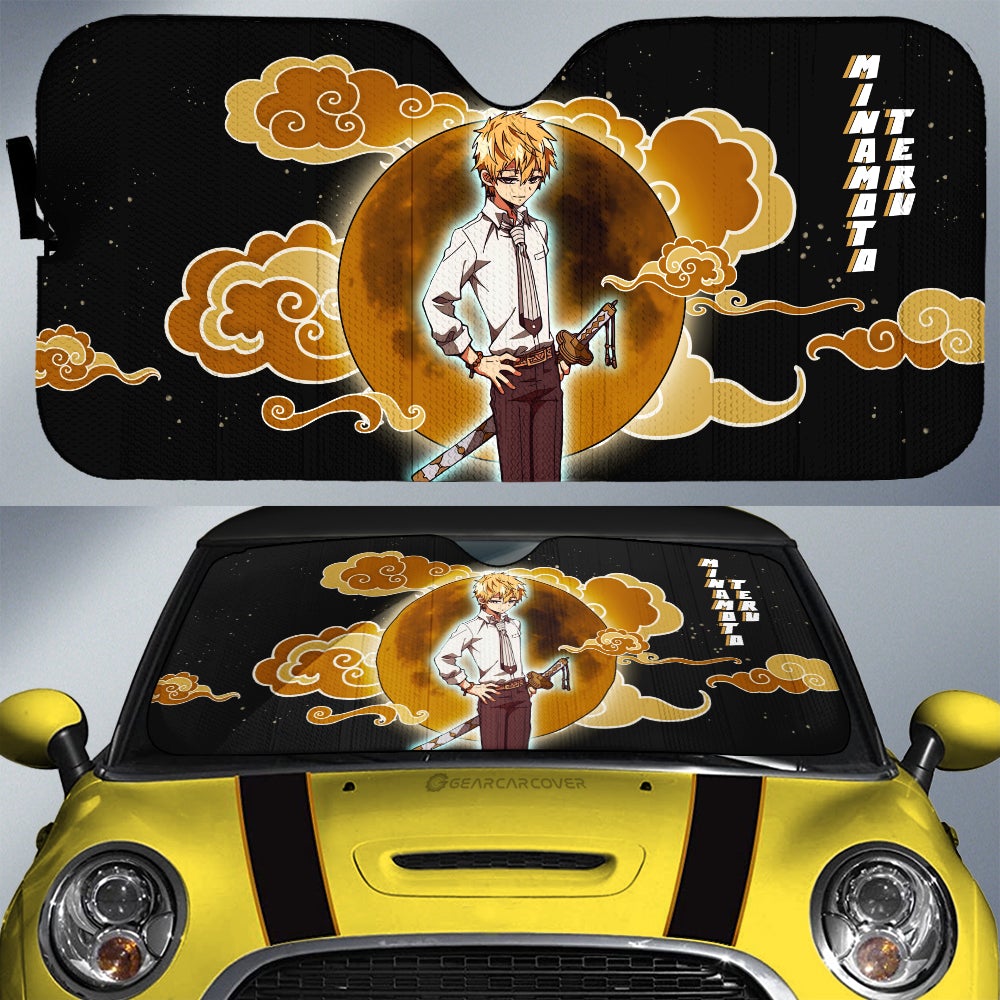 Minamoto Teru Car Sunshade Custom Toilet-Bound Hanako-kun Anime - Gearcarcover - 1