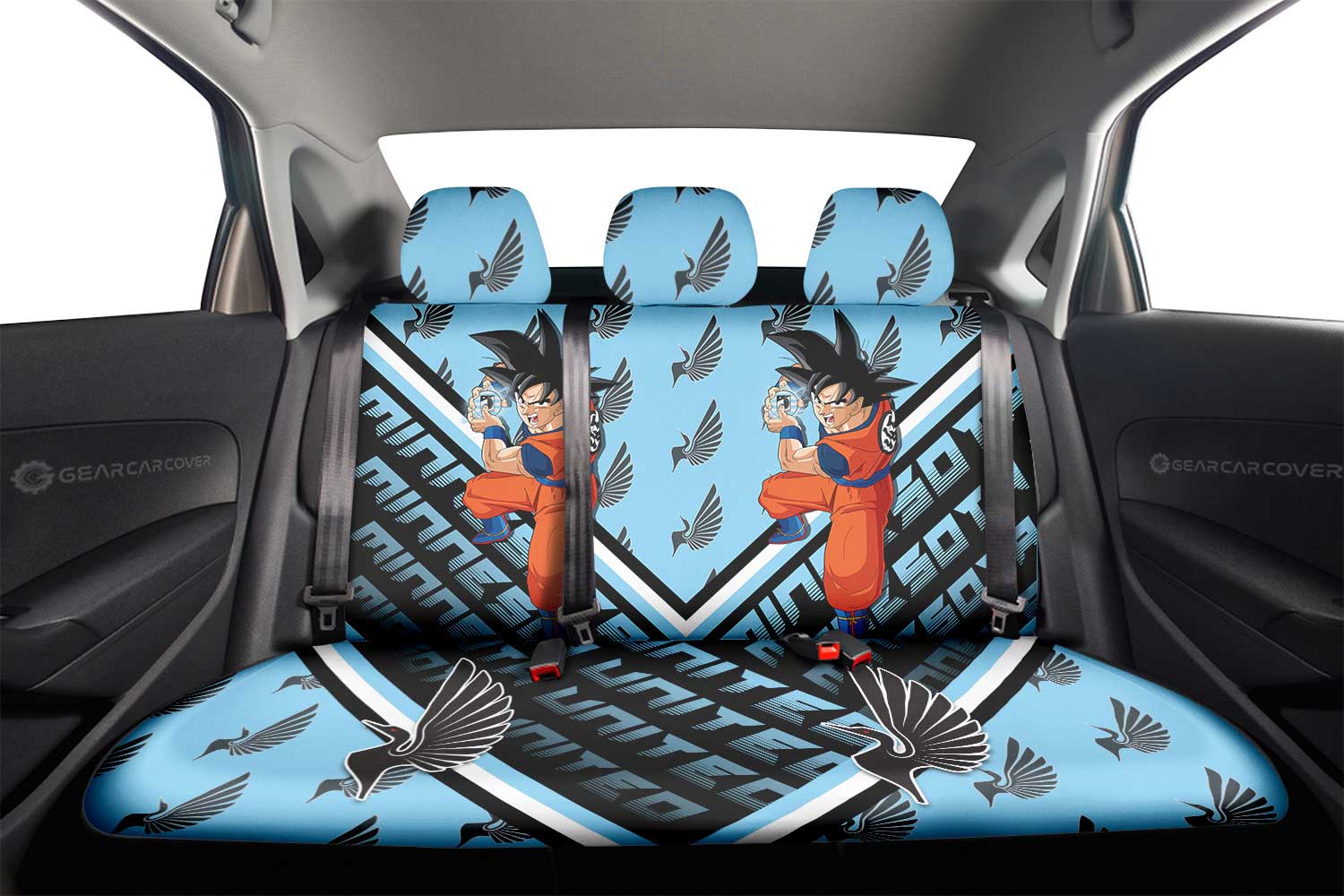 Minnesota United FC Car Back Seat Covers Custom Car Accessories For Fans - Gearcarcover - 2