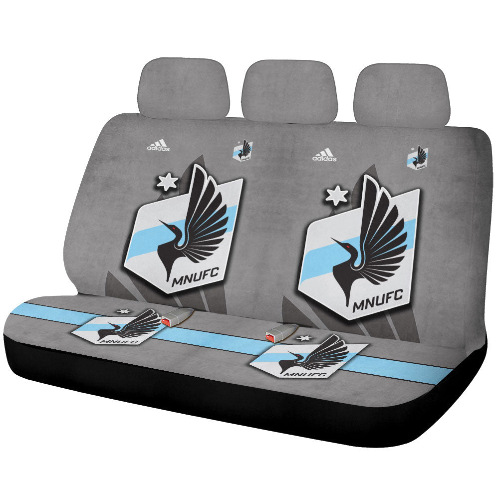 Minnesota United FC Car Back Seat Covers Custom Car Accessories For Fans - Gearcarcover - 2