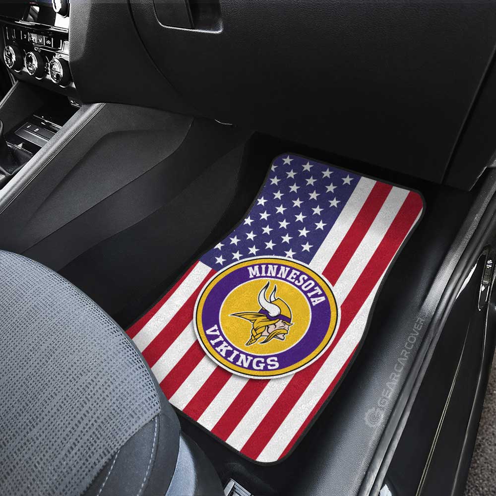 Minnesota Vikings Car Floor Mats Custom Car Decor Accessories - Gearcarcover - 3