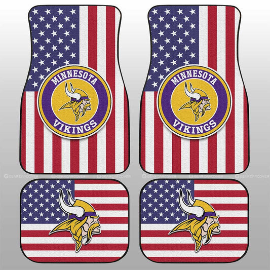 Minnesota Vikings Car Floor Mats Custom Car Decor Accessories - Gearcarcover - 1