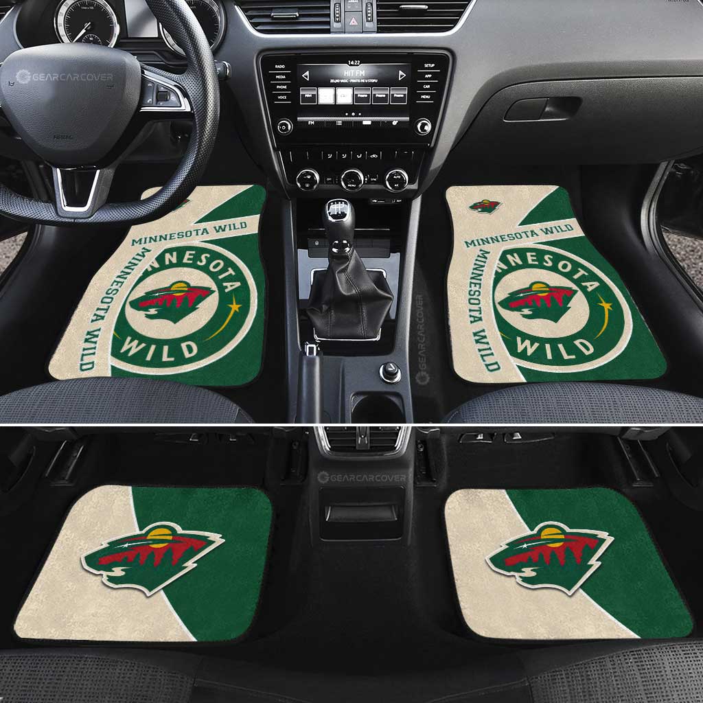 Minnesota Wild Car Floor Mats Custom Car Accessories For Fans - Gearcarcover - 3