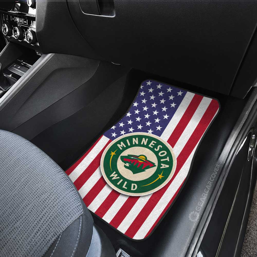 Minnesota Wild Car Floor Mats Custom Car Decor Accessories - Gearcarcover - 3