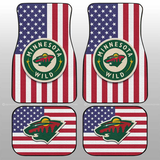 Minnesota Wild Car Floor Mats Custom Car Decor Accessories - Gearcarcover - 1