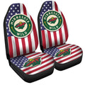 Minnesota Wild Car Seat Covers Custom Car Decor Accessories - Gearcarcover - 3