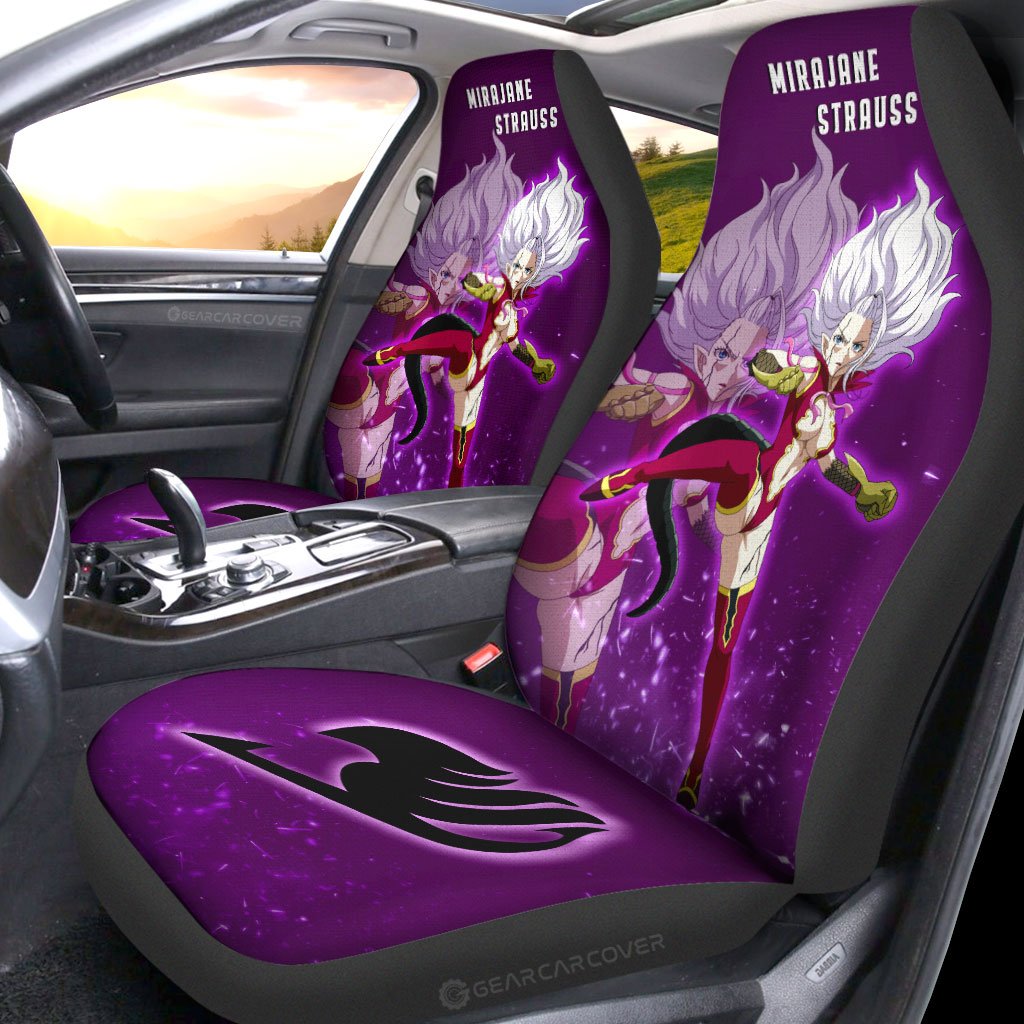 Mirajane Strauss Car Seat Covers Custom Fairy Tail Anime - Gearcarcover - 2