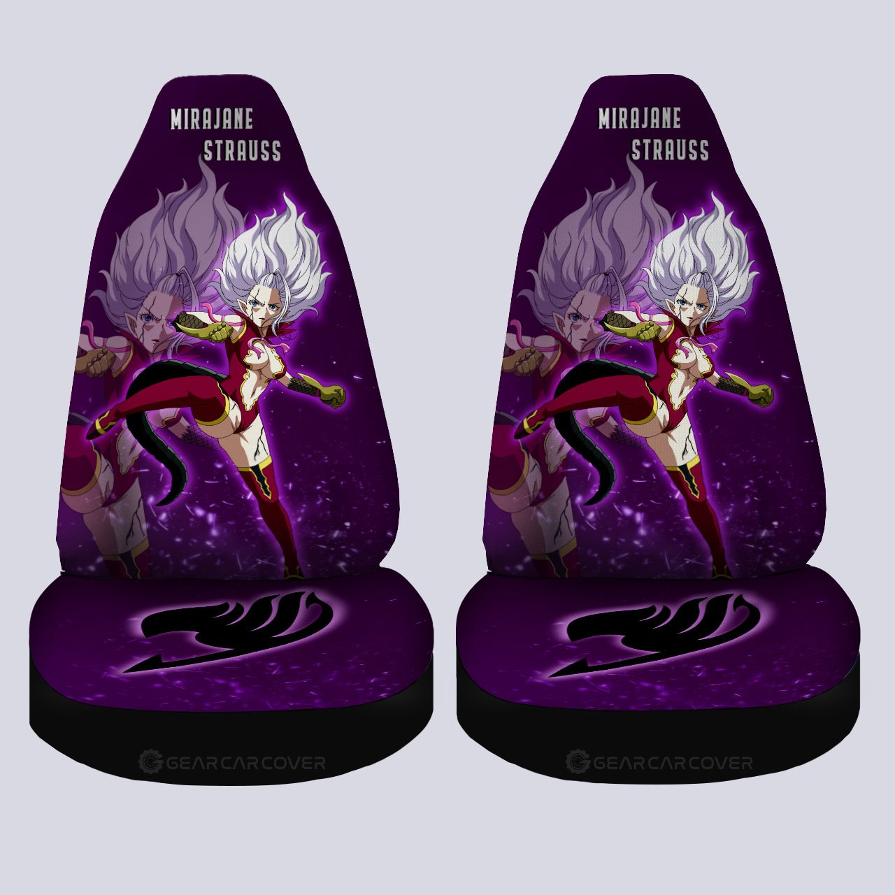 Mirajane Strauss Car Seat Covers Custom Fairy Tail Anime - Gearcarcover - 4